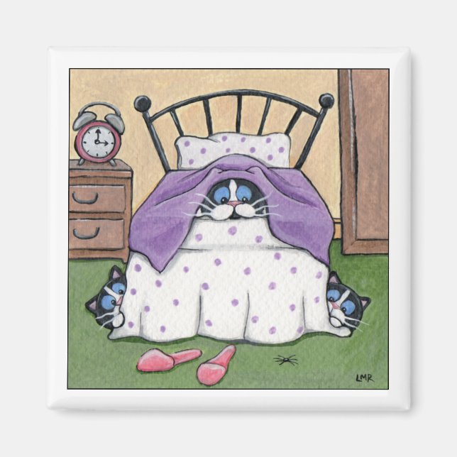 Íman Gatos Assustados - Magneta Gato (Frente)