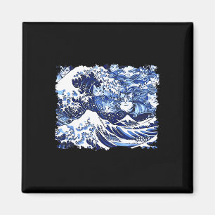 Íman Gatos Azuis Ondam Para A Gente De Gato Engraçado D