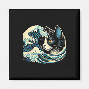Íman Gatos Azuis Ondas Para A Onda Azul De Kamala Engra