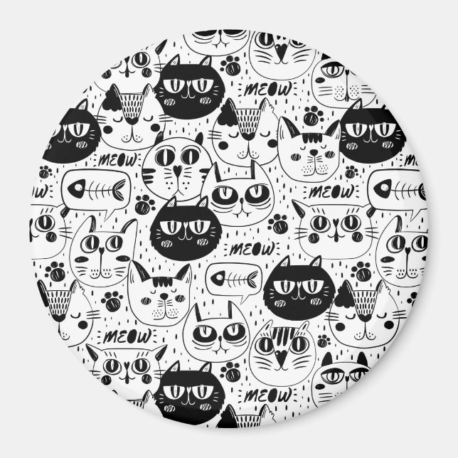 Íman Gatos Cons (Frente)