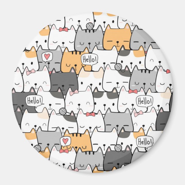 Íman Gatos Cons (Frente)