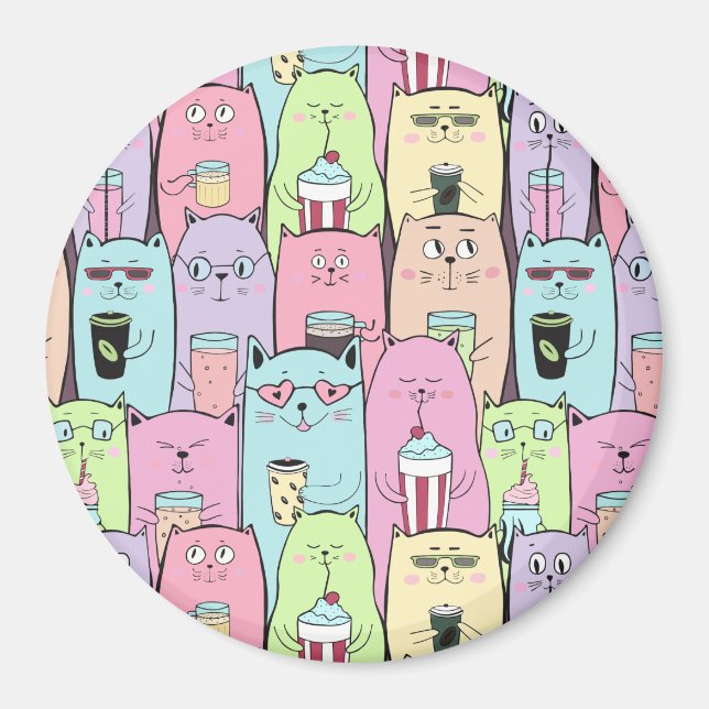 Íman Gatos Cons (Frente)