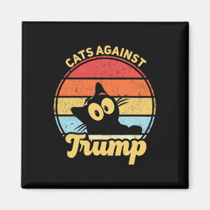 Íman Gatos Contra A Eleição Anti Trump Funny Anti Trump