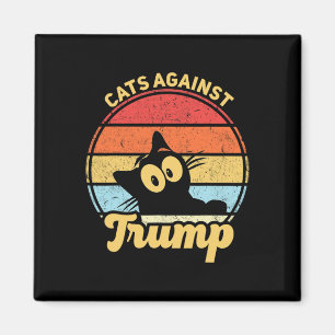 Íman Gatos Contra A Eleição Anti Trump Funny Anti Trump