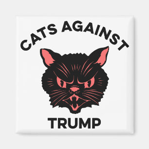 Íman Gatos contra o protesto político do trunfo