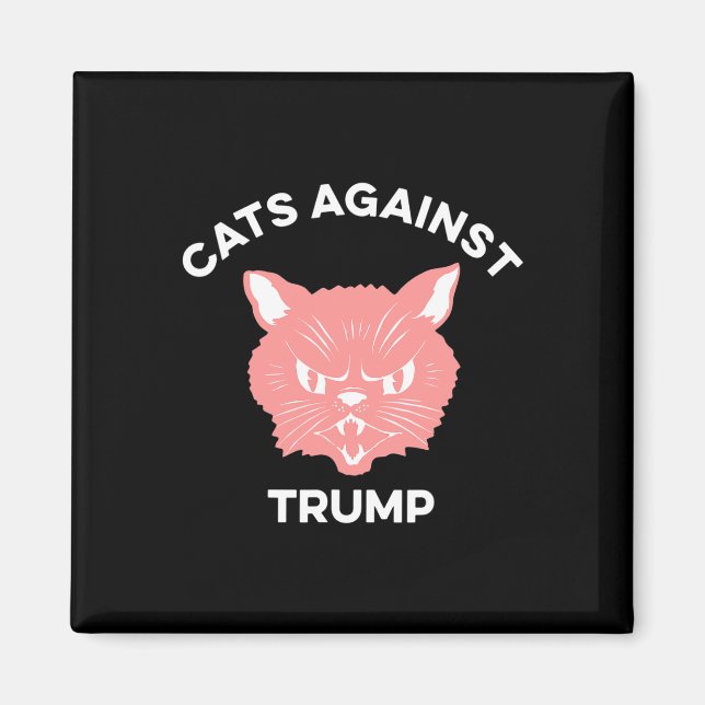 Íman Gatos Contra Protesto Político de Trump (Frente)