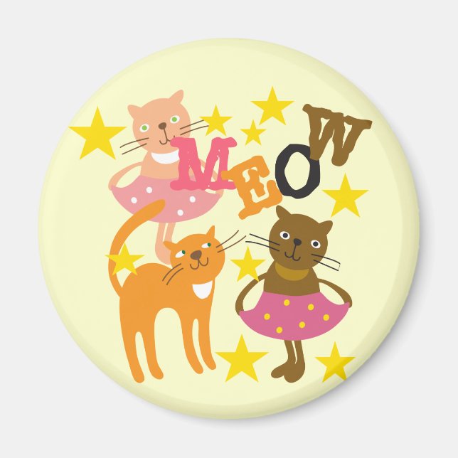 Íman Gatos Dançantes (Frente)
