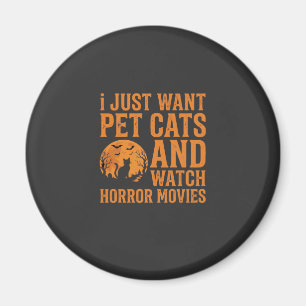 Íman Gatos de Estimação Filmes de Terror Design de Hall