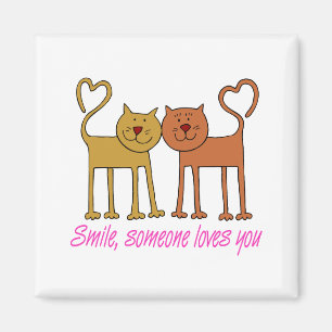 Íman Gatos De namorados No Magnet Apaixonado