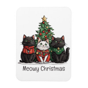 Íman Gatos de Natal Árvore de Férias Meow
