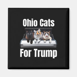 Íman Gatos de Ohio para Trump - Gato político engraçado