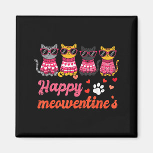 Íman Gatos do Dia dos Namorados Feliz Meowentines Kitty