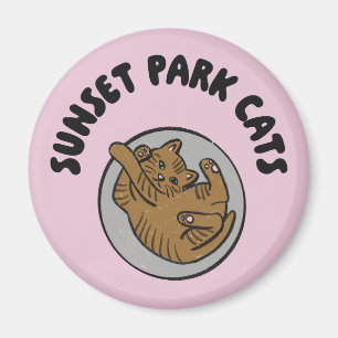 Íman Gatos do Sunset Park   Ímã   Kit de Resgate da Bob