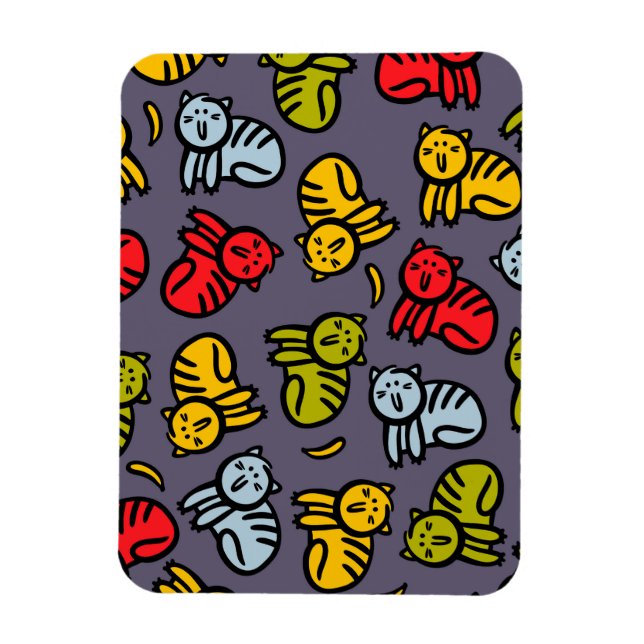 Íman Gatos e bananas (Vertical)