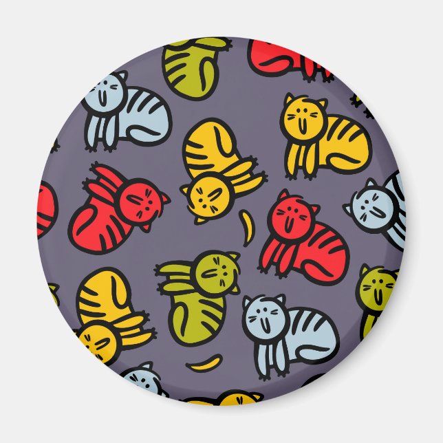 Íman Gatos e bananas (Frente)