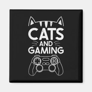 Íman Gatos E Jogos Presente Engraçado Amante De Gatos P