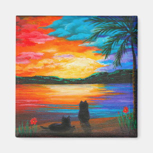 Íman Gatos engraçados Creationarts