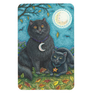 Íman GATOS NEGROS DE MEIO, Retângulo de Lg de MAGNET F