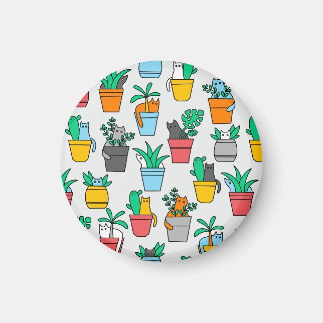 Íman Gatos nos pântanos (Frente)