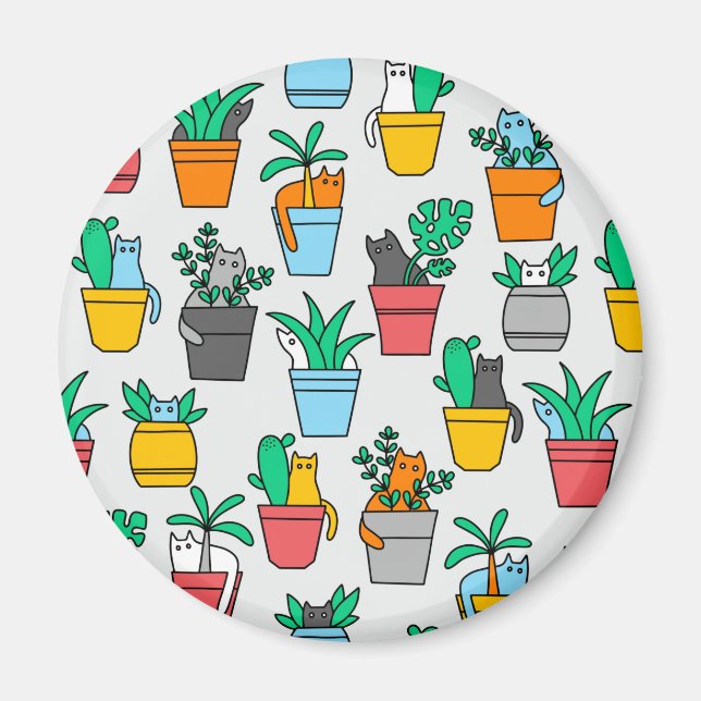 Íman Gatos nos pântanos (Frente)