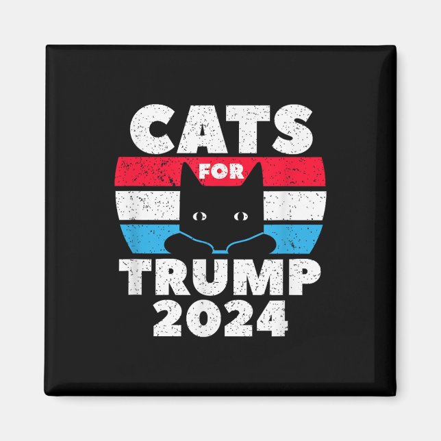 Íman Gatos Para A Eleição De Trump 2024 (Frente)