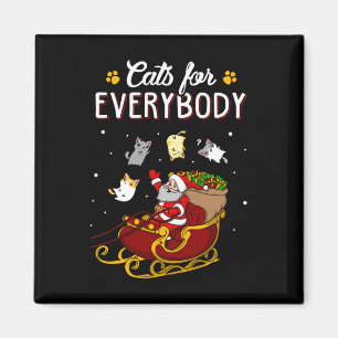 Íman Gatos Para Todos Gatos De Natal Feio