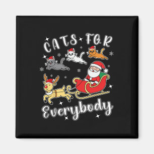 Íman Gatos Para Todos Papais noeis Engraçados Xmas Roup