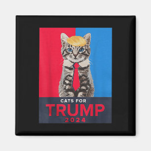 Íman Gatos Para Trump 2024 Tee Engraçado Para Vance Tru