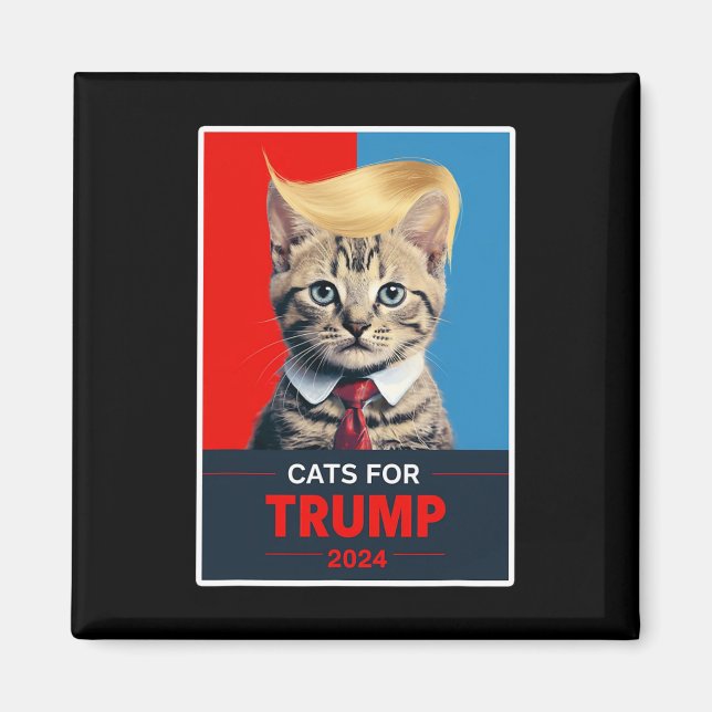 Íman Gatos Para Trump Eleição 2024 1  (Frente)