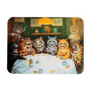 Íman Gatos que apreciam charutos & aguardente, Louis