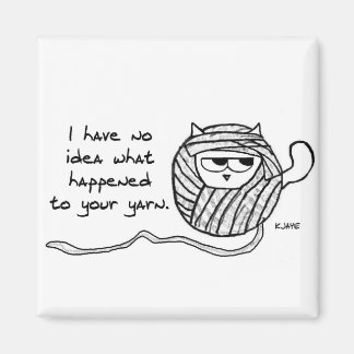 Íman Gatos Roubam Fios - Magneta Engraçada