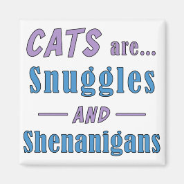 Íman Gatos são mascotes e Shenanigans