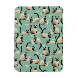 Íman Gatos Siameses Ruins A Arrancar Coisas