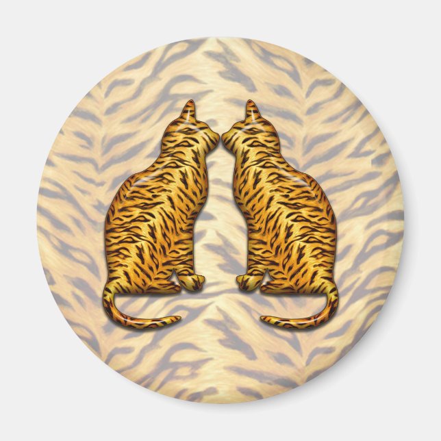 Íman Gatos Tigre (Frente)