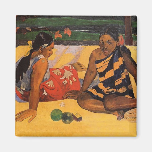 Íman Gauguin French Polynesia Tahiti Women (Frente)