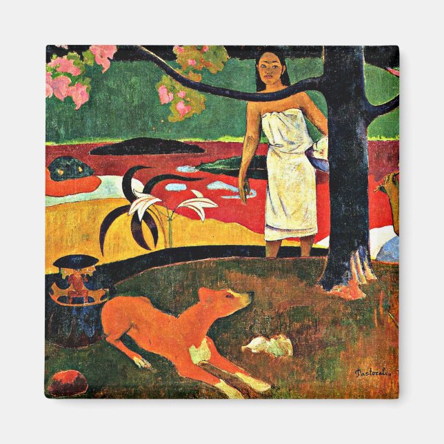 Íman Gauguin - Tahitian Pastorale (Frente)