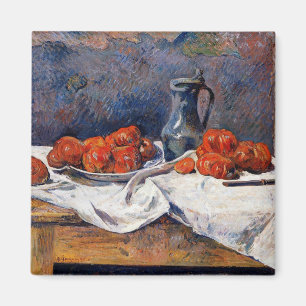 Íman Gauguin - Tomates e um Tankard de humor em uma Mes
