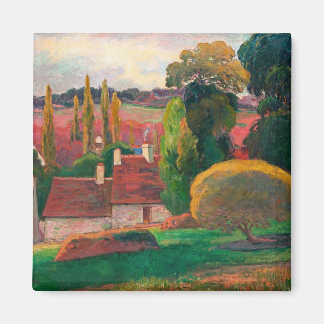 Íman Gauguin - Uma Fazenda na Bretanha (Frente)