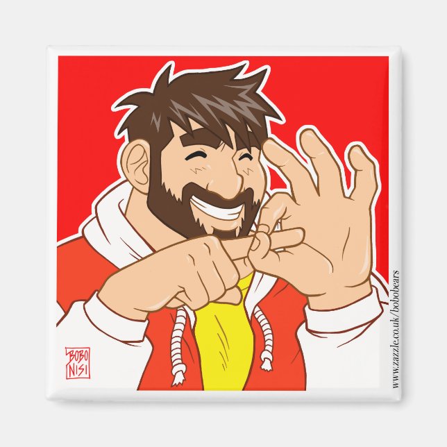 ÍMAN GAY BEAR MAGNET - VAMOS DIVERTIDO! (Frente)