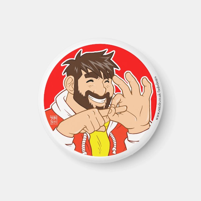 ÍMAN GAY BEAR MAGNET - VAMOS DIVERTIDO! (Frente)