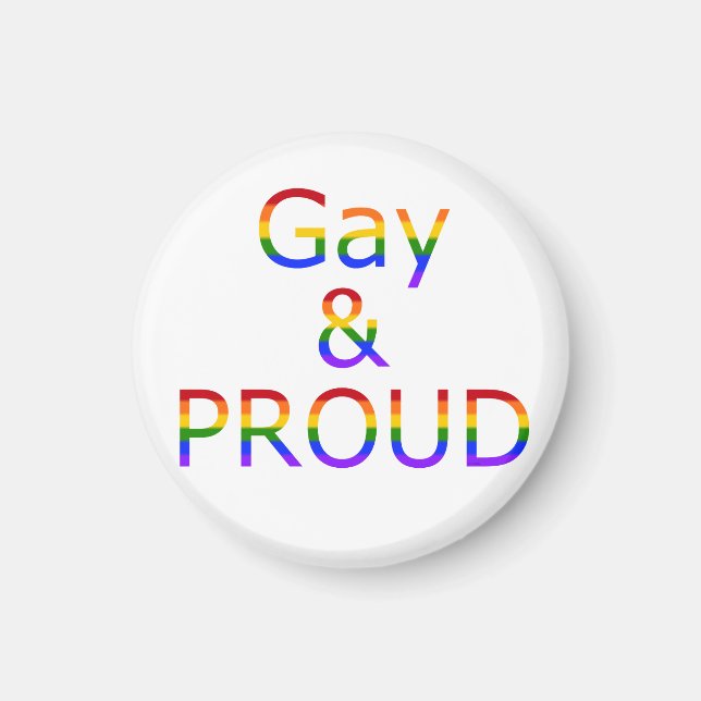 Íman Gay de queda e orgulho (Frente)
