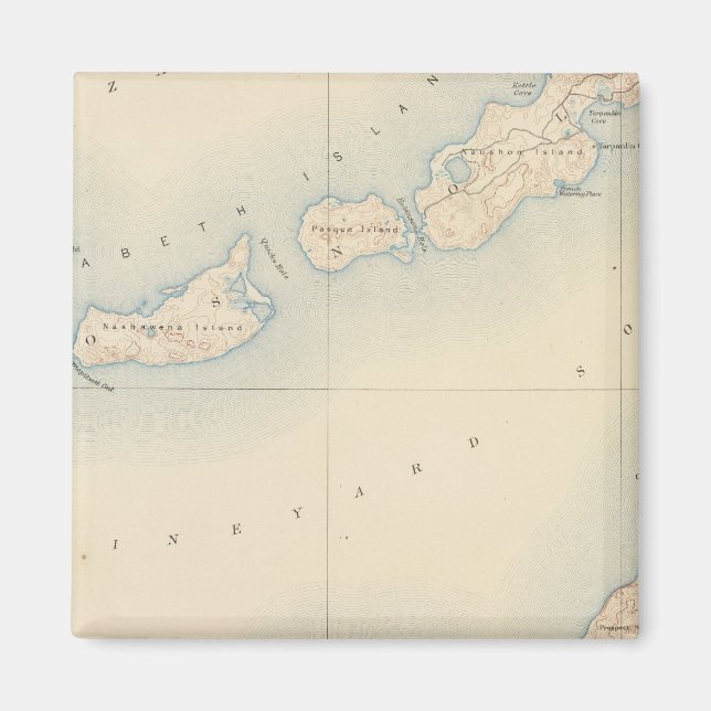 Íman Gay Head, Massachusetts (Frente)
