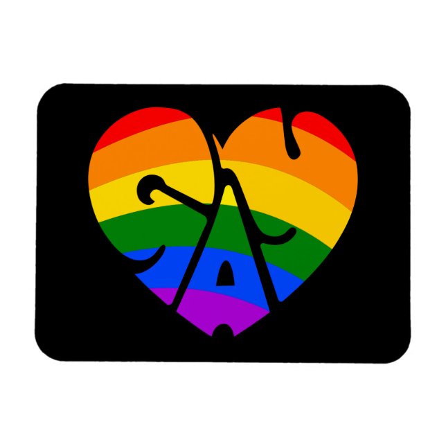 Íman Gay Heart (Horizontal)