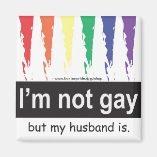 Íman Gay Husband Magnet Square