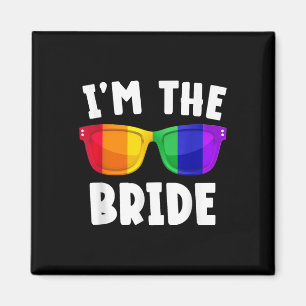 Íman Gay Lgbt Festa de casamento Brie Tee Bachelore
