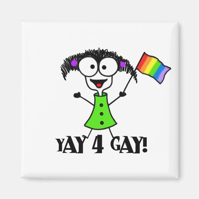 Íman Gay Magnet Yay 4 (Frente)