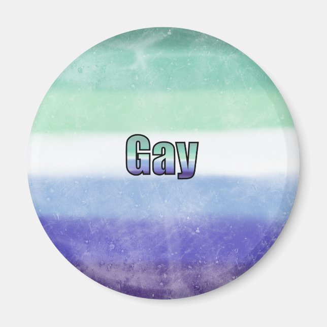 Íman Gay pride flag magnet (Frente)