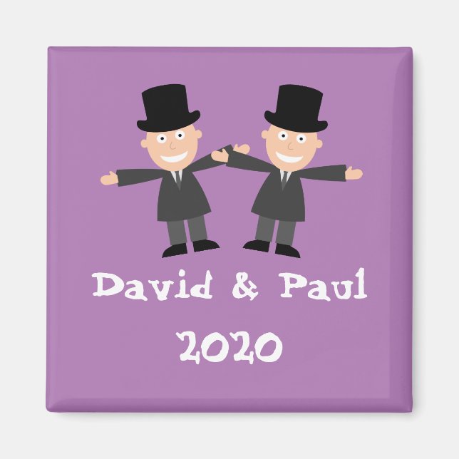 Íman Gay Wedding (Frente)