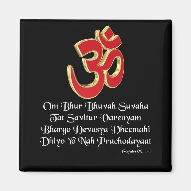 Íman Gayatri mantra (Frente)