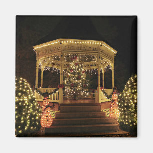 Íman Gazebo Vestido no Natal